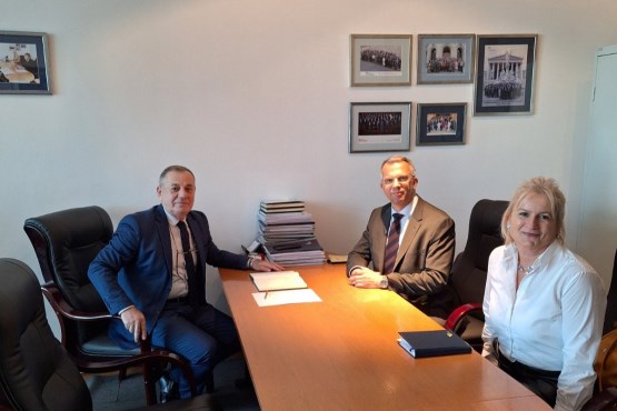 Parlamentarni vojni povjerenik BiH Boško Šiljegović održao sastanak sa vojnim atašeom SR Njemačke u BiH